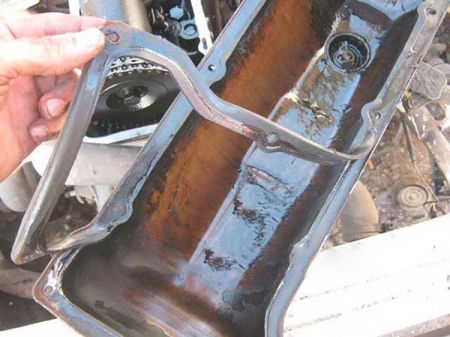 Снимаем прокладку клапанной крышки