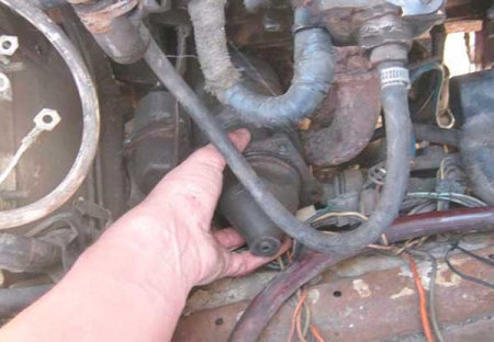 Снимаем стартер